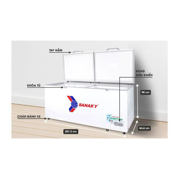 Tủ đông Sanaky VH-8699HYK 860 lít