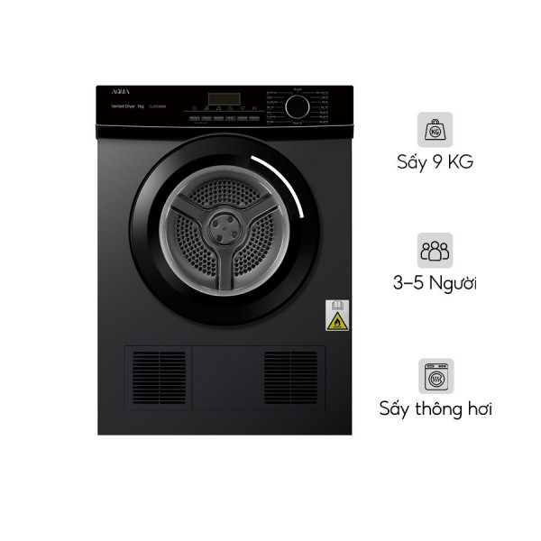 Máy sấy thông hơi Aqua 9 kg AQH-V901K.PS
