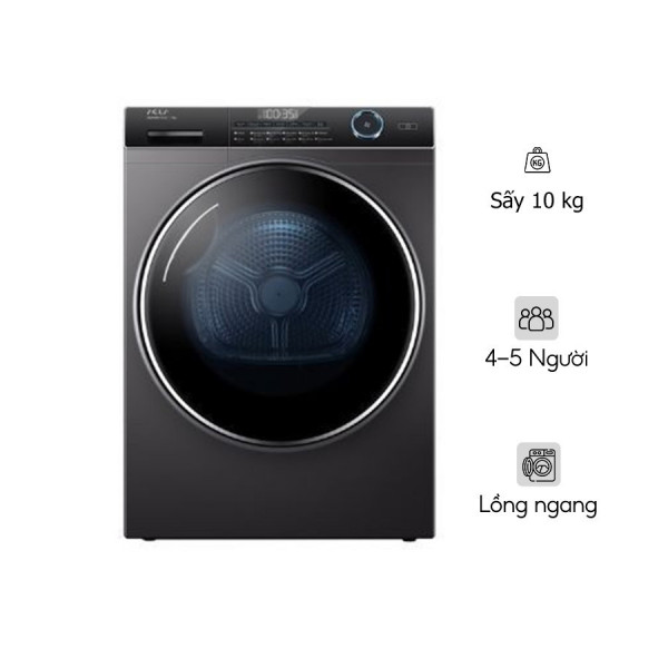 Máy sấy quần áo bơm nhiệt Aqua 10 kg AQH-H1000J.PS