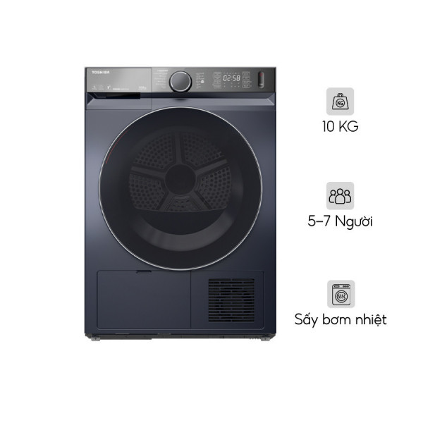 Máy sấy bơm nhiệt Toshiba 10 kg TD-BP110GHV(MG)