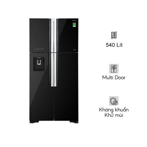 Tủ lạnh Hitachi 540 lít Inverter R-FW690PGV7 GBK (4 Cánh)