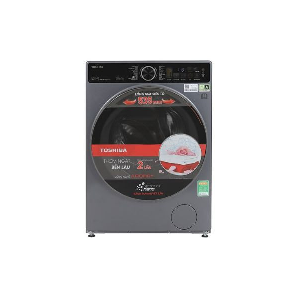 Máy giặt sấy Toshiba Inverter giặt 13 kg - sấy 8 kg TWD-T25BZP140MWV(MG)