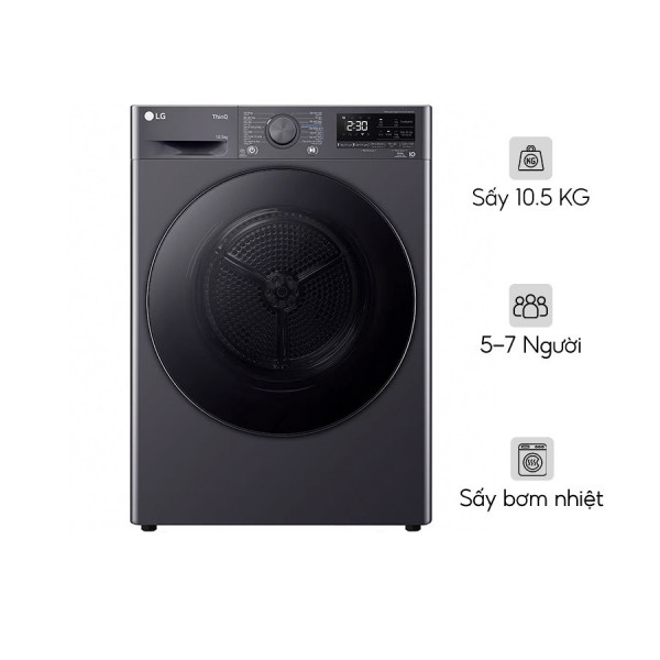 Máy sấy bơm nhiệt LG 10.5 kg DVHP50M