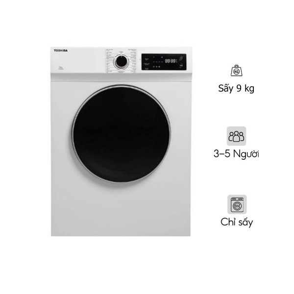 Máy sấy thông hơi 7 kg Toshiba TD-H80SEV(WK)