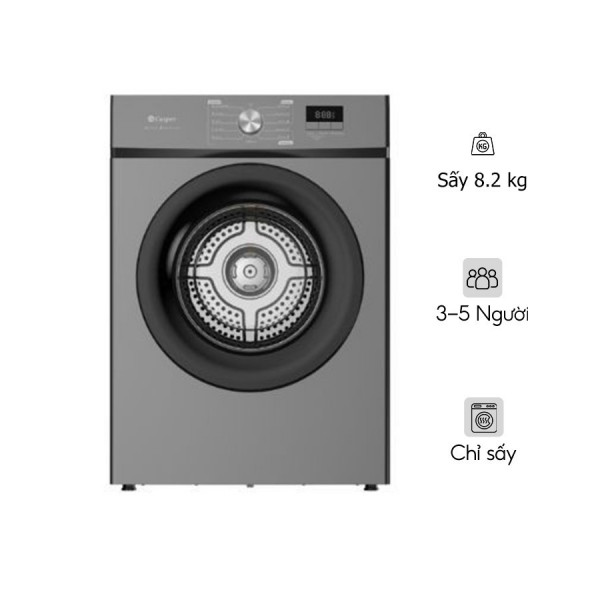 Máy sấy thông hơi Casper 8.2kg TD-E82VG1