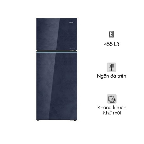 Tủ lạnh Aqua Inverter 455 lít AQR-TA518FA(GL)U1