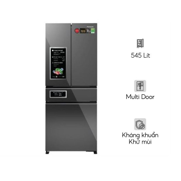 Tủ lạnh Panasonic Inverter 545 lít Multi Door NR-YW590XJKV