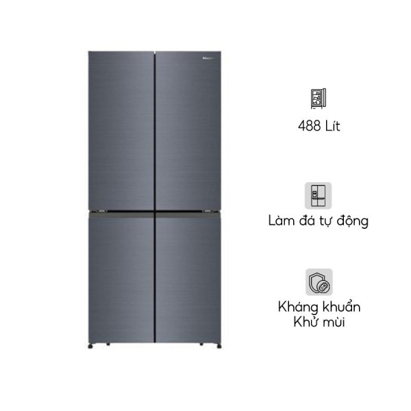 Tủ lạnh Hisense Inverter 488 lít RQ630N4EBUI3