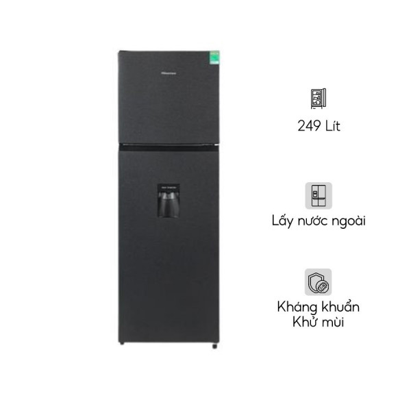 Tủ lạnh Hisense Inverter 249 lít RT328N4EBND