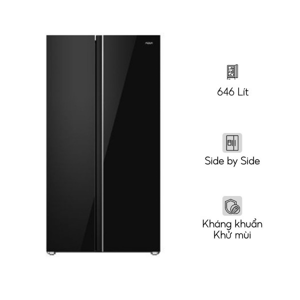 Tủ lạnh Aqua Inverter 646 lít AQR-S682XA(FS)