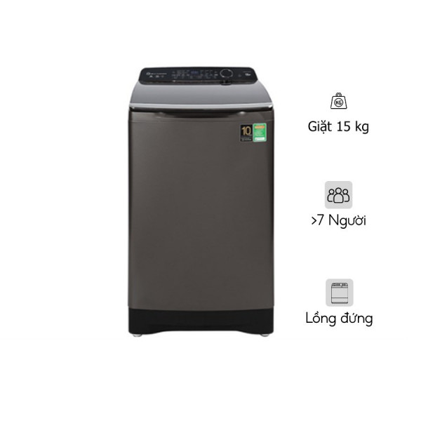 Máy Giặt Aqua Inverter 15 Kg AQW-DR150UGT.PS