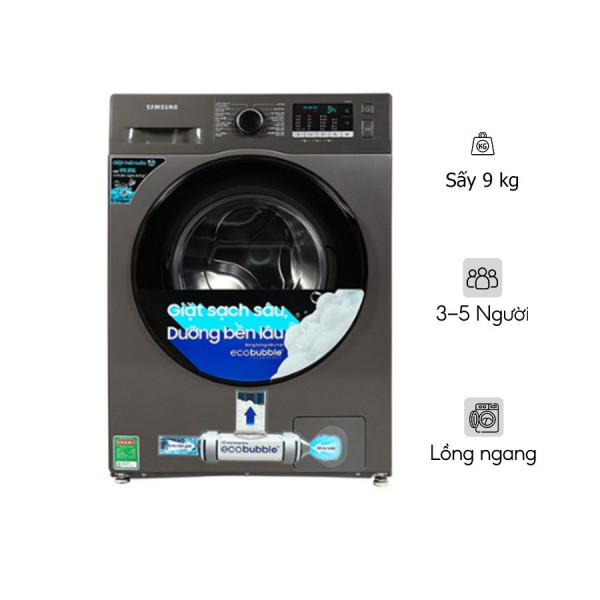 Máy sấy bơm nhiệt Samsung 9 kg DV90CGC2A0ABSV
