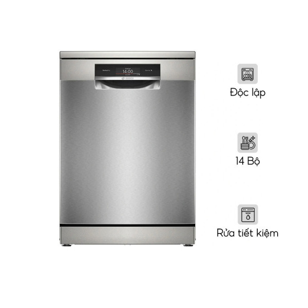 Máy rửa bát Bosch SMS8TCI04E seri 8, sấy Zeolith