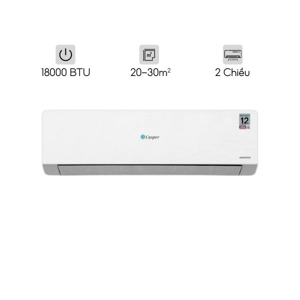 Điều hòa 2 chiều Casper Inverter 18000 BTU QH-18IU36A