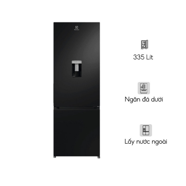 Tủ lạnh Electrolux Inverter 335 lít EBB3462L-B