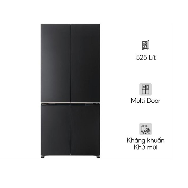 Tủ lạnh Panasonic Inverter 525 lít Multi Door NR-XZ590CWKV