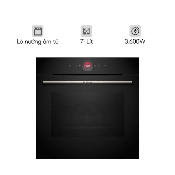 Lò nướng âm tủ Bosch HBG7341B1B serie 8