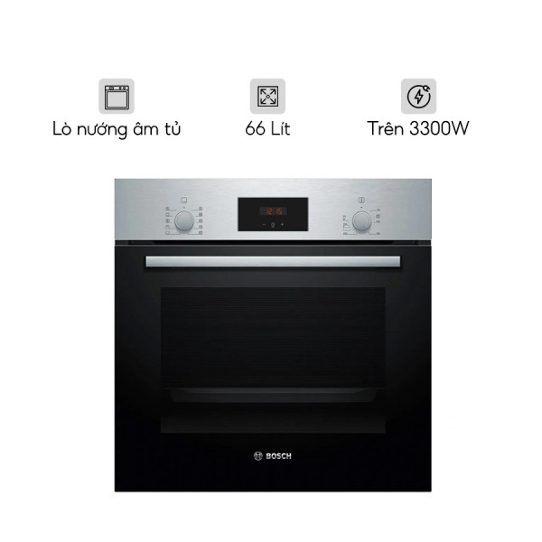 Lò nướng âm tủ Bosch HBF512BS1T serie 2