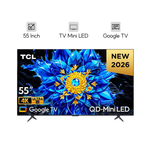 Google Tivi TCL QD-Mini LED 4K 55 inch 55P8LS