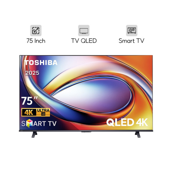 Smart Tivi QLED Toshiba AI 4K 75 inch 75M450RP