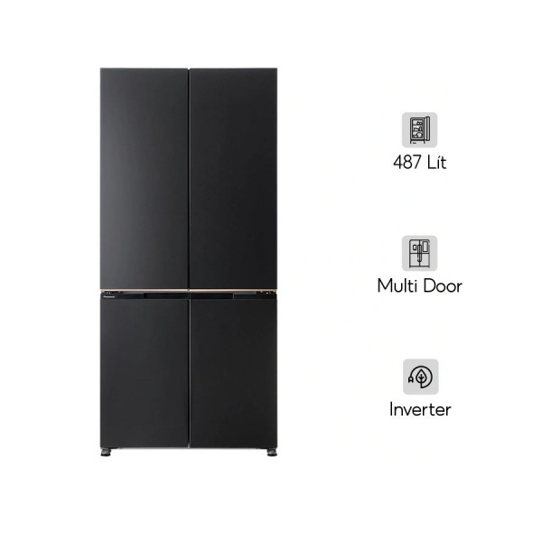 Tủ lạnh Panasonic Inverter 487 lít Multi Door NR-XZ550CWKV