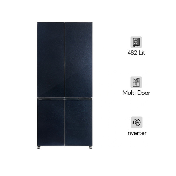 Tủ lạnh Panasonic Inverter 482 lít Multi Door NR-XZ550HGKV