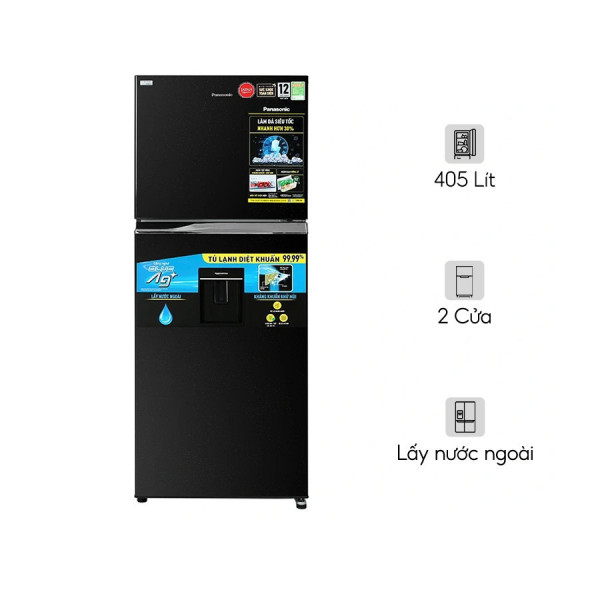 Tủ lạnh Panasonic Inverter 405 lít NR-TX461GPKV