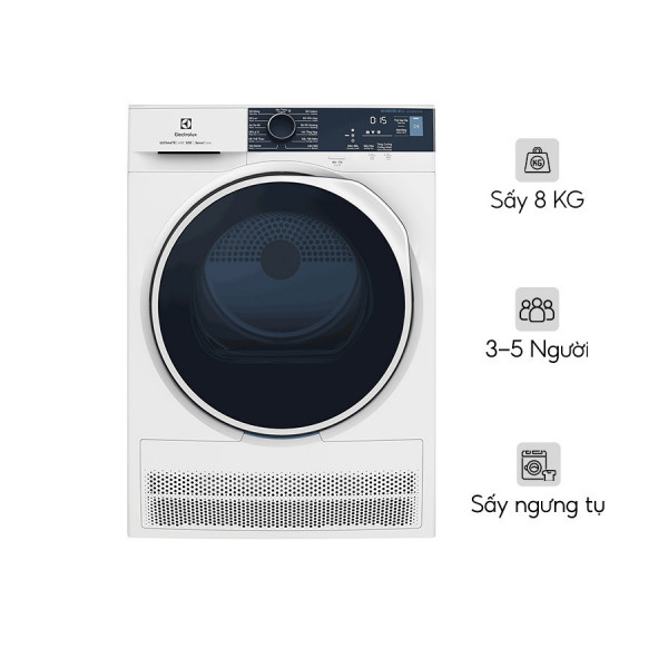 Máy sấy ngưng tụ Electrolux UltimateCare 8 kg EDC804P5WB