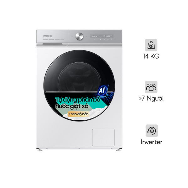 Máy giặt Samsung Bespoke AI Inverter 14 kg WW14BB944DGHSV