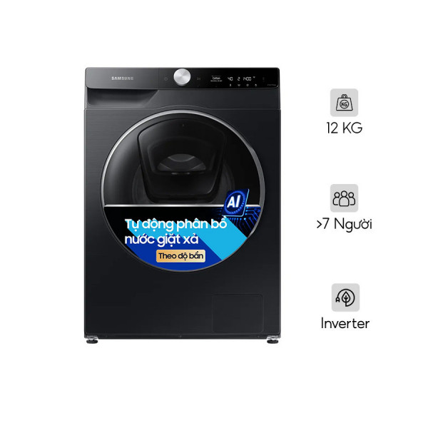 Máy giặt Samsung AI AddWash Inverter 12kg WW12TP94DSB/SV