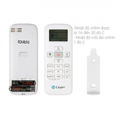 Điều hòa Casper 9.000 1 chiều BTU LC-09TL32