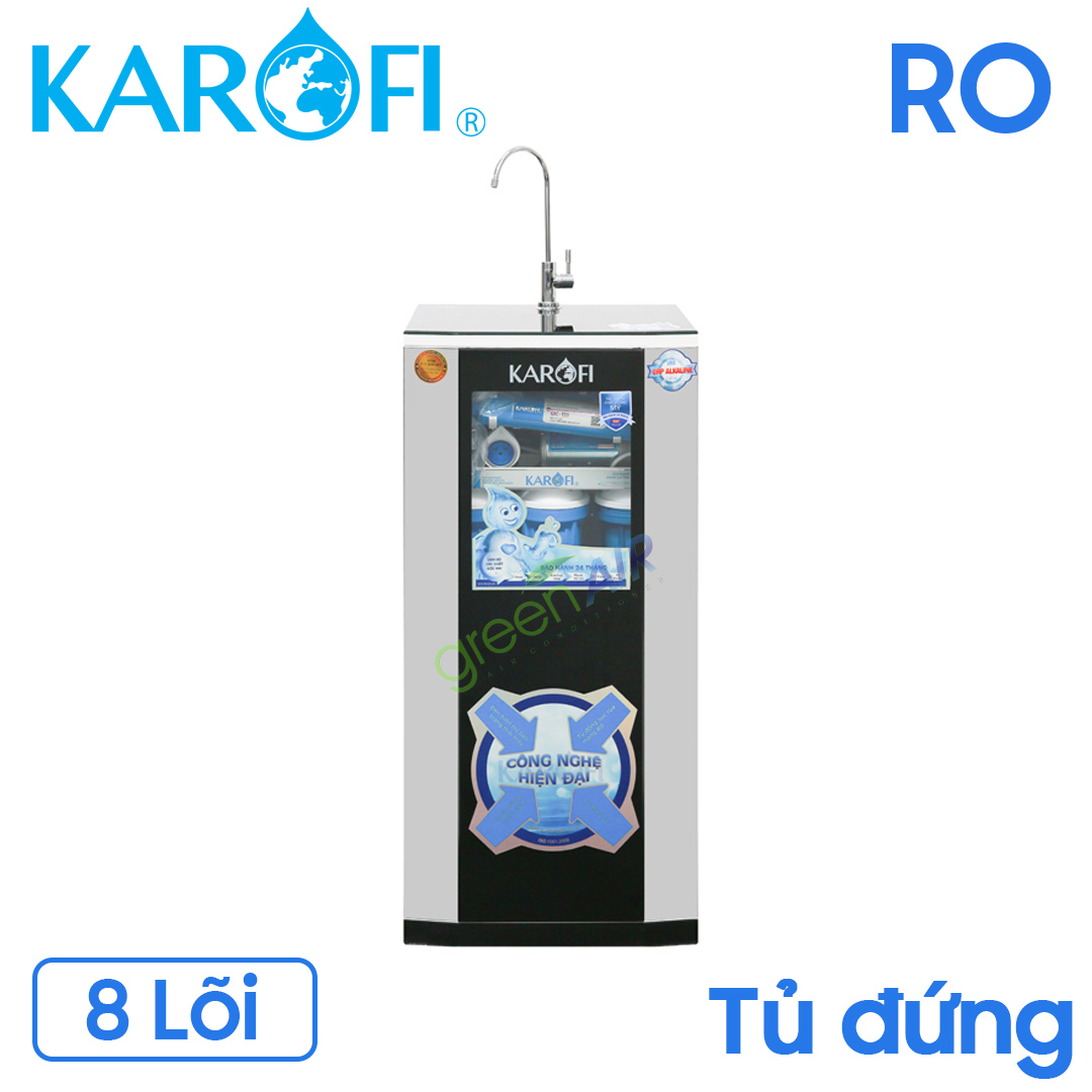 Máy lọc nước RO Karofi KSI80-A 8 lõi