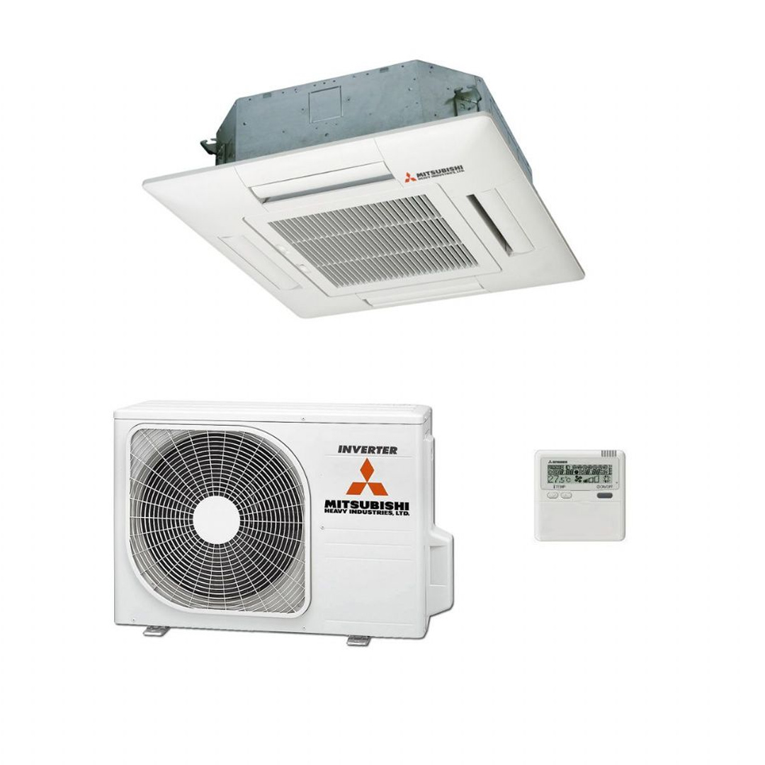 Dàn Lạnh Âm Trần Cassette Multi Mitsubishi Inverter 2 Chiều 12.000 BTU (FDTC35VF/TC-PSA-25W-E) (Điều khiển có dây)