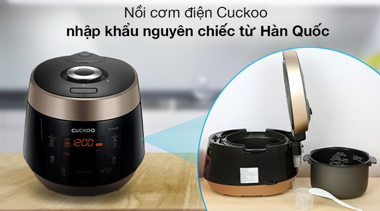 Nồi cơm điện tử áp suất Cuckoo 1.8 lít CRP-PK1000S/BKCGVNCV 