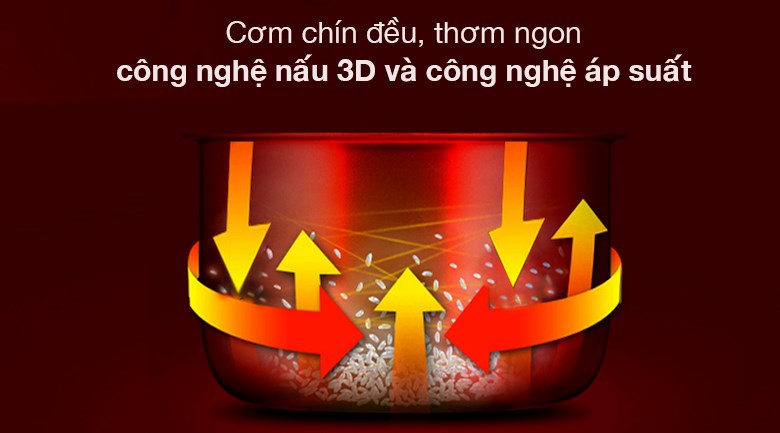 Nồi cơm điện tử áp suất Cuckoo 1.8 lít CRP-PK1000S/BKCGVNCV 