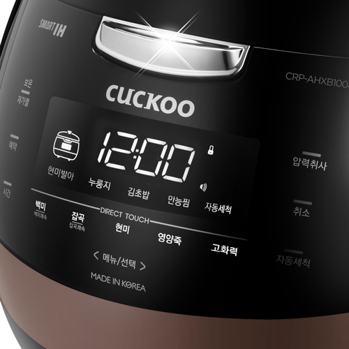 Nồi cơm áp suất điện tử cao tần 1,8L Cuckoo CRP-AHXB1008F/BKBRVNCV- Korean