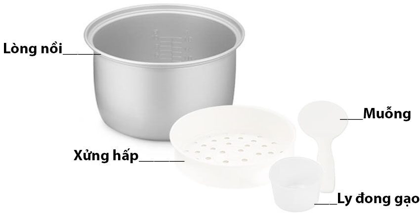 Nồi cơm điện Sharp 1.8 lít KS-181TJV "PB"