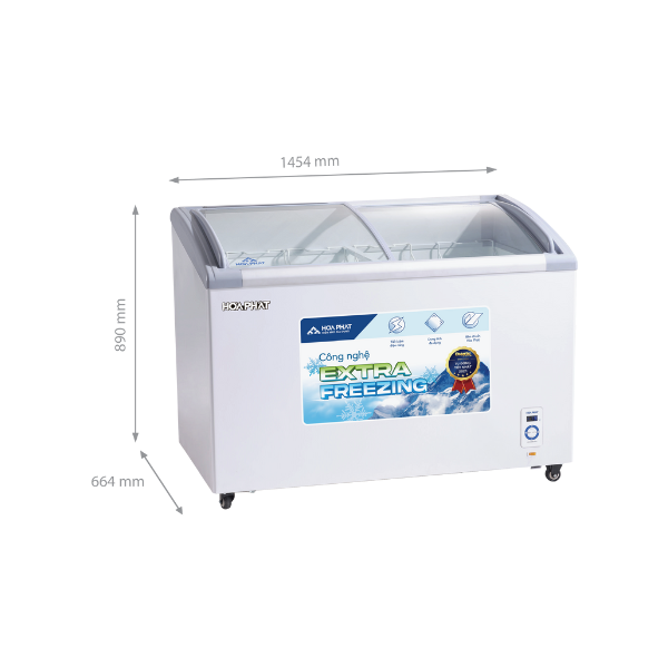 Tủ đông trưng bày Hòa Phát HSF AD6451.C1 451 lít