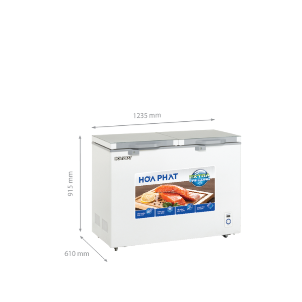 Tủ đông cánh kính Hòa Phát HPF BD6245.T1 245 lít