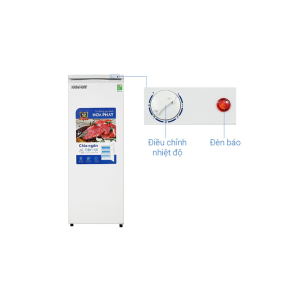 Tủ đông đứng Hòa Phát 208 Lít HPF UAH6208