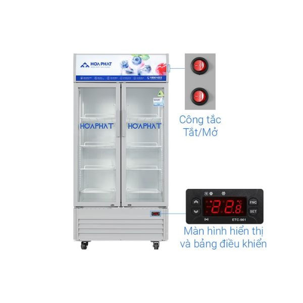 Tủ mát Hòa Phát Inverter 723 lít HSR D8723