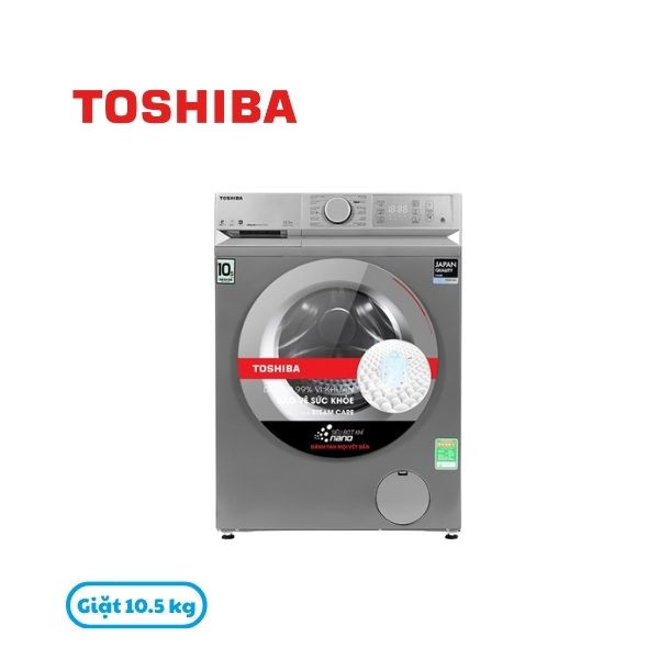 Máy giặt Toshiba inverter 10.5 kg TW-BL115A2V(SS) Lồng ngang