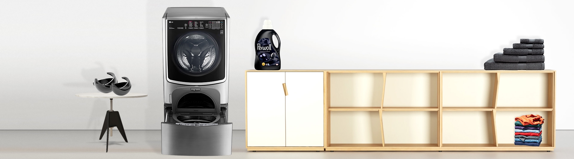 MÁY GiẶT LỒNG ĐÔI LG TWINWASH 21 KG F2721HTTV